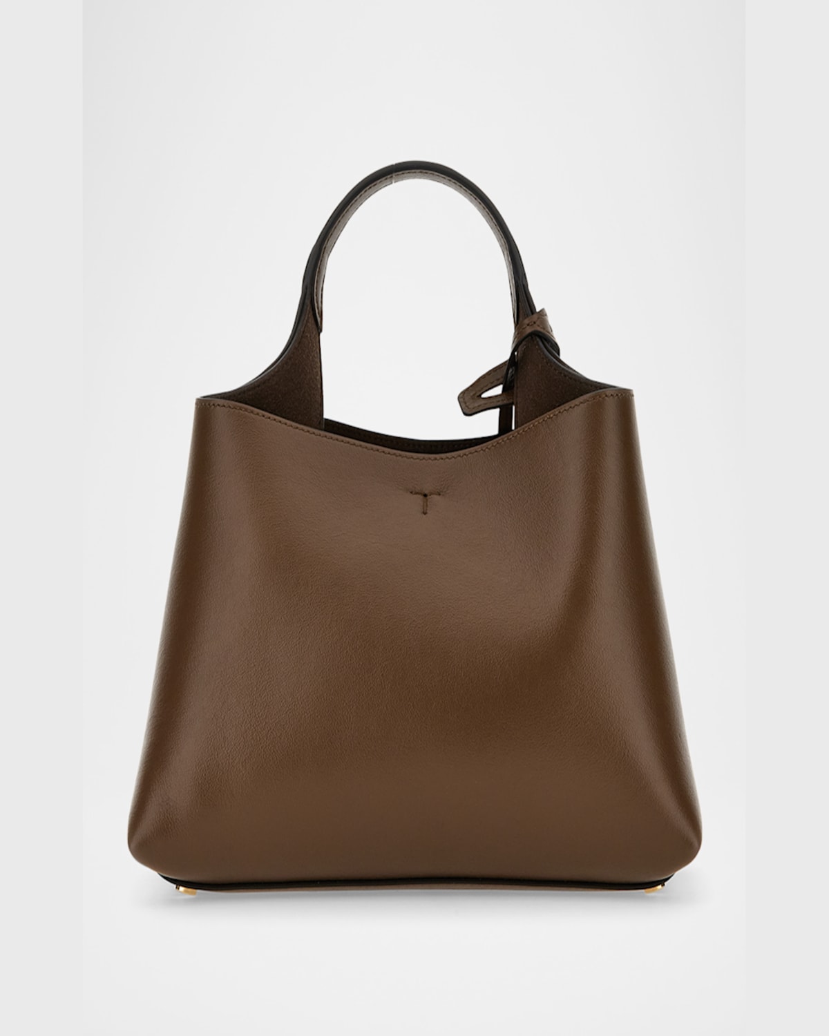 Tod's Apa Micro Leather Top-handle Bag In Cocoa