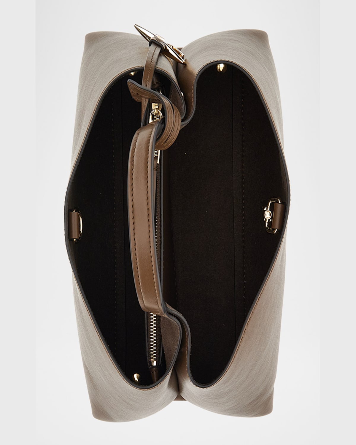 Tod's Apa Micro Leather Top-handle Bag In Cocoa