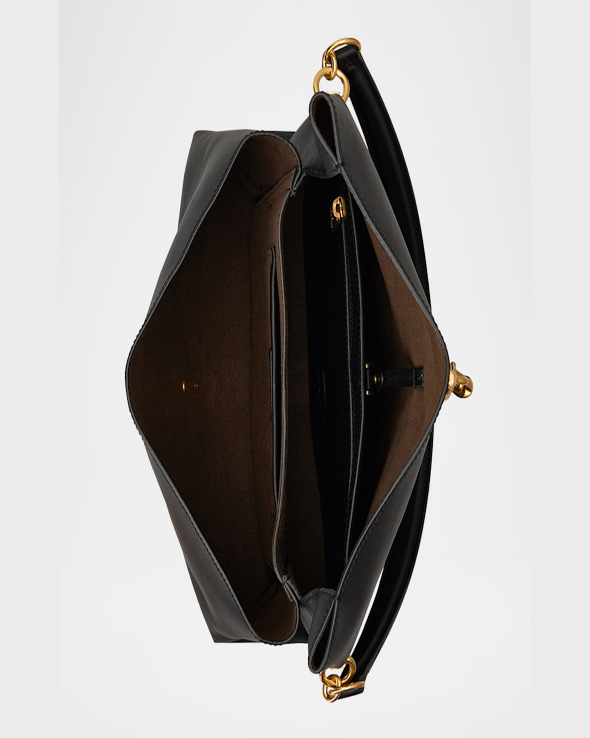 Tod's Mini Flap Leather Shoulder Bag In Nero
