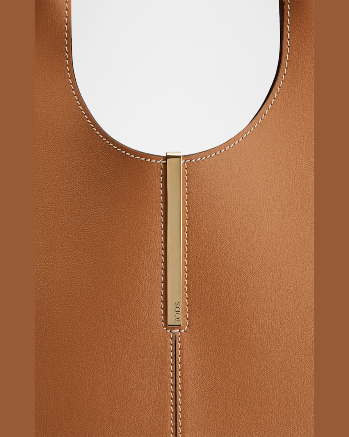 Tod's Small Leather Top-handle Bag In Kenia Scuro