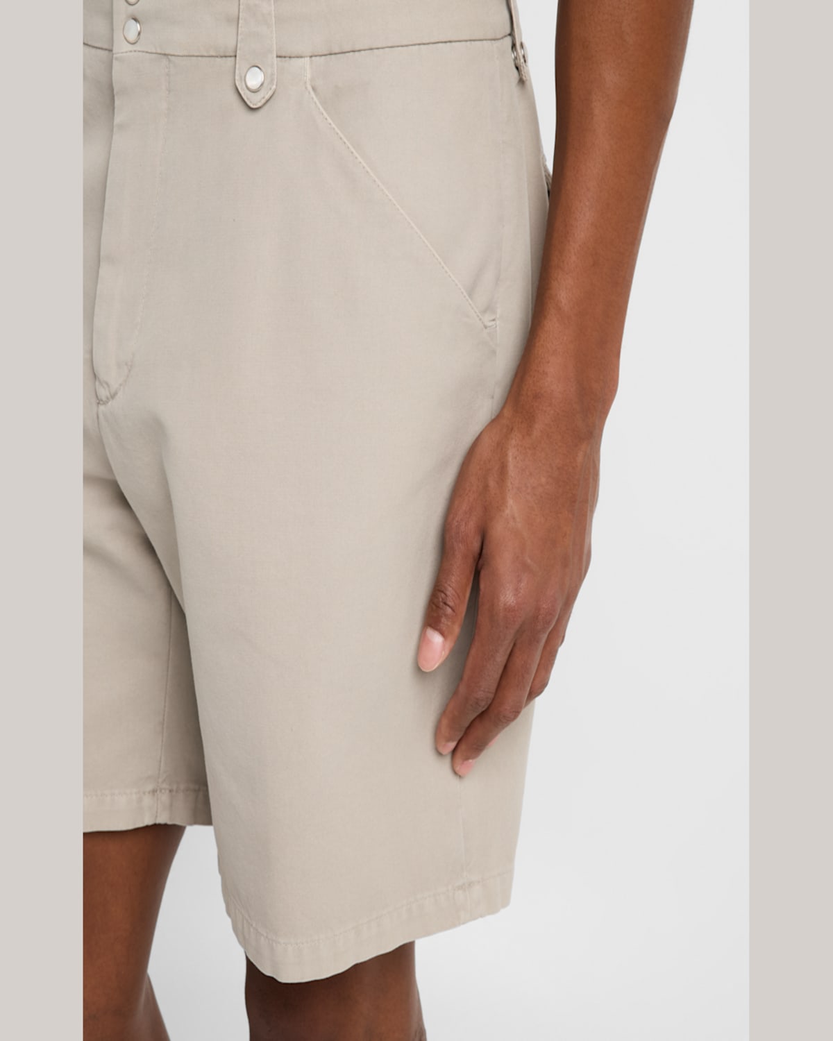 Brunello Cucinelli Men's Cotton Dyed Bermuda Shorts In Blue