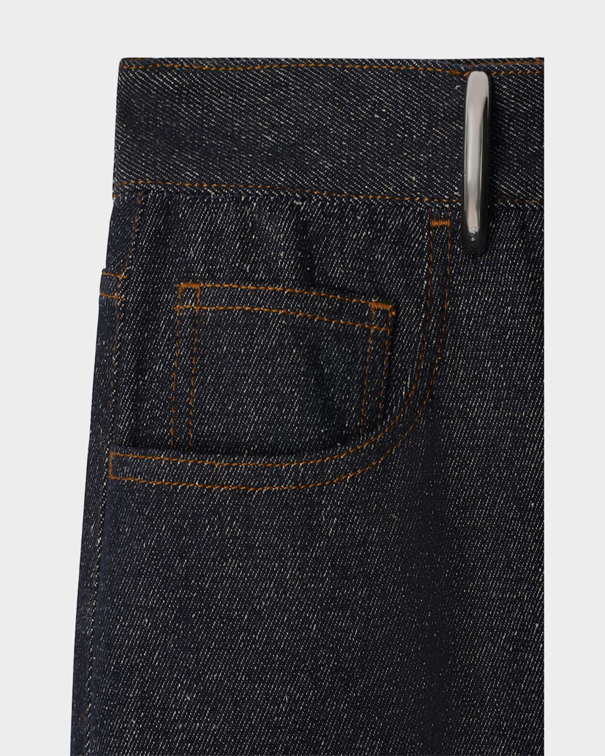 Burberry Mid-rise Wide-leg Jeans In Indigo