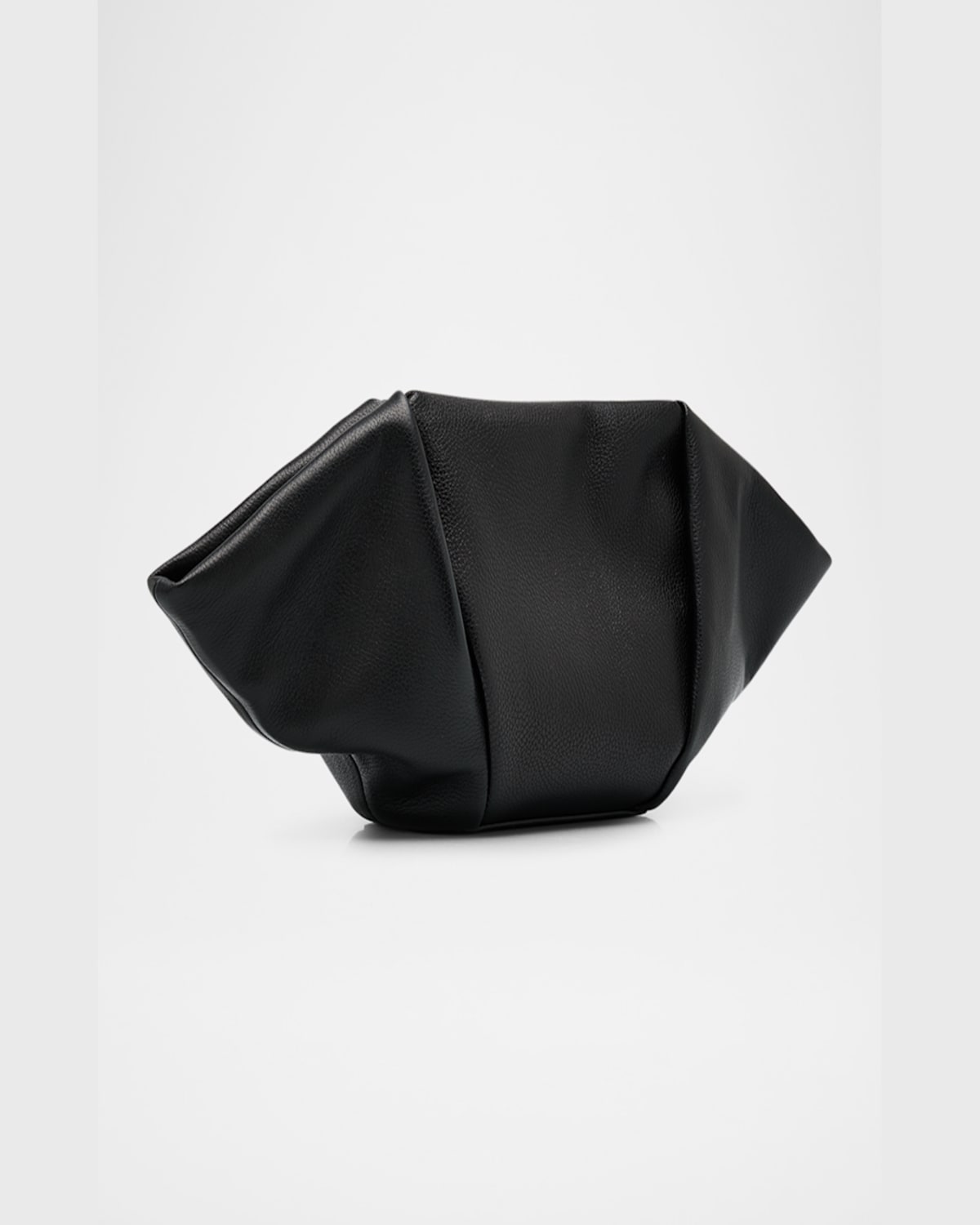BRUNELLO CUCINELLI GRAINED LEATHER CLUTCH BAG 