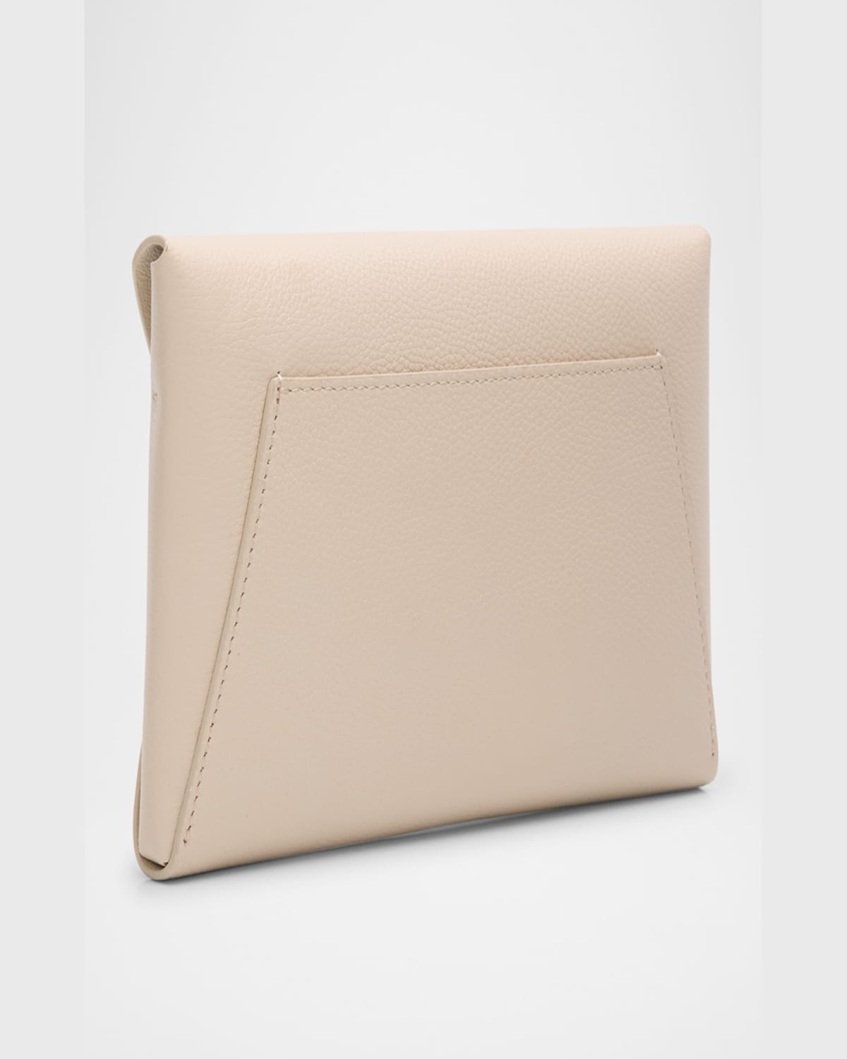 BRUNELLO CUCINELLI ENVELOPE FLAP LEATHER CLUTCH BAG 