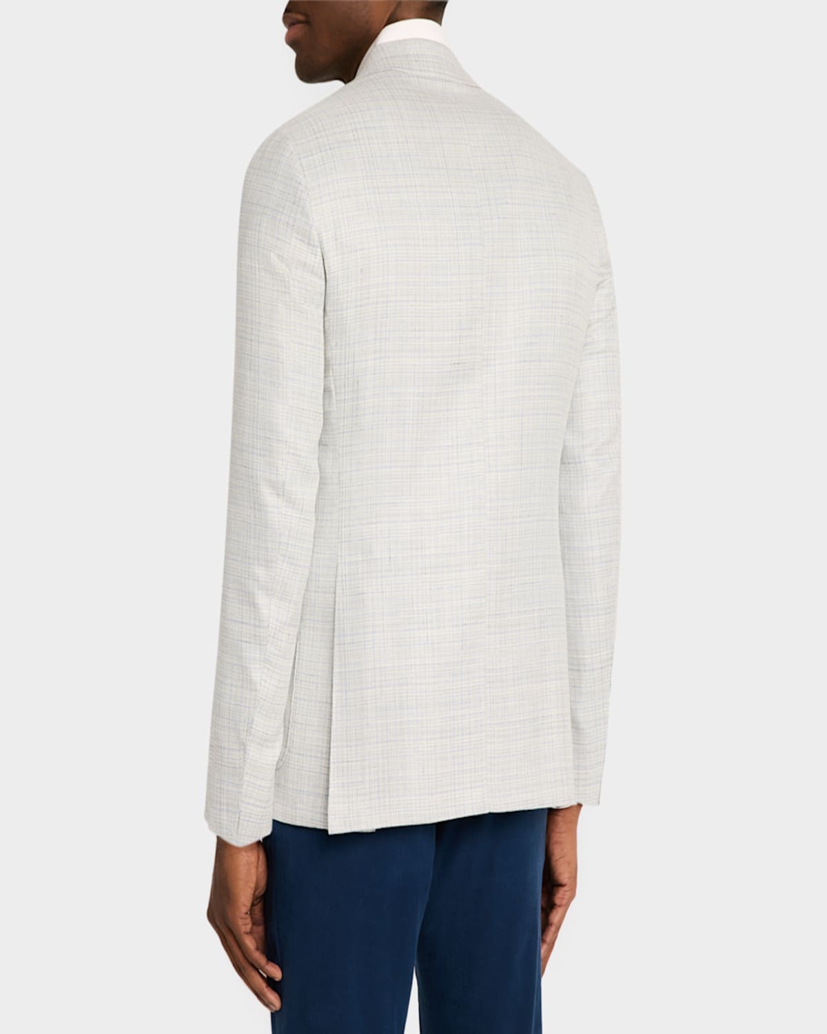 Canali Men's Wool-blend Tic Suit In Grey