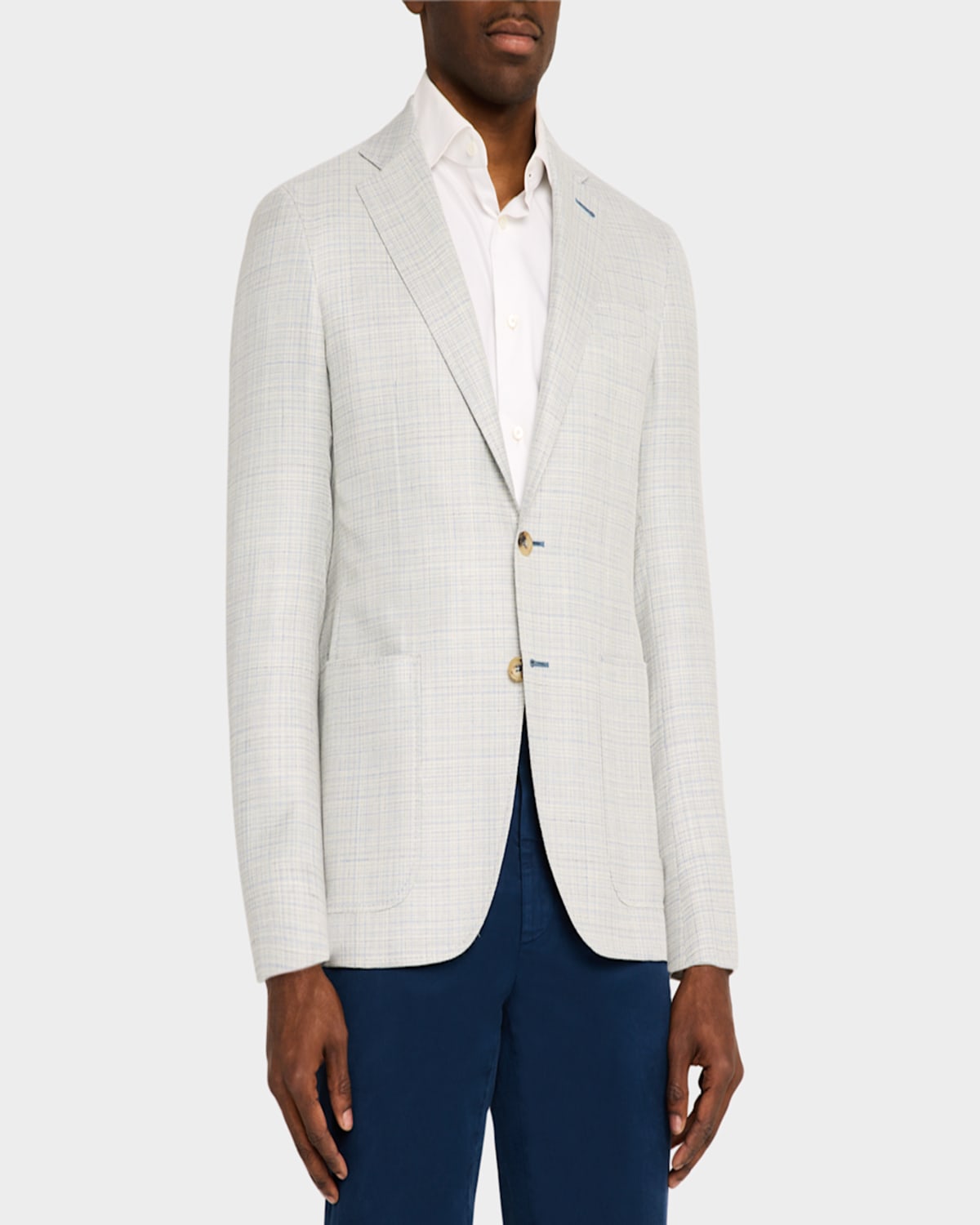 Canali Men's Wool-blend Tic Suit In Grey