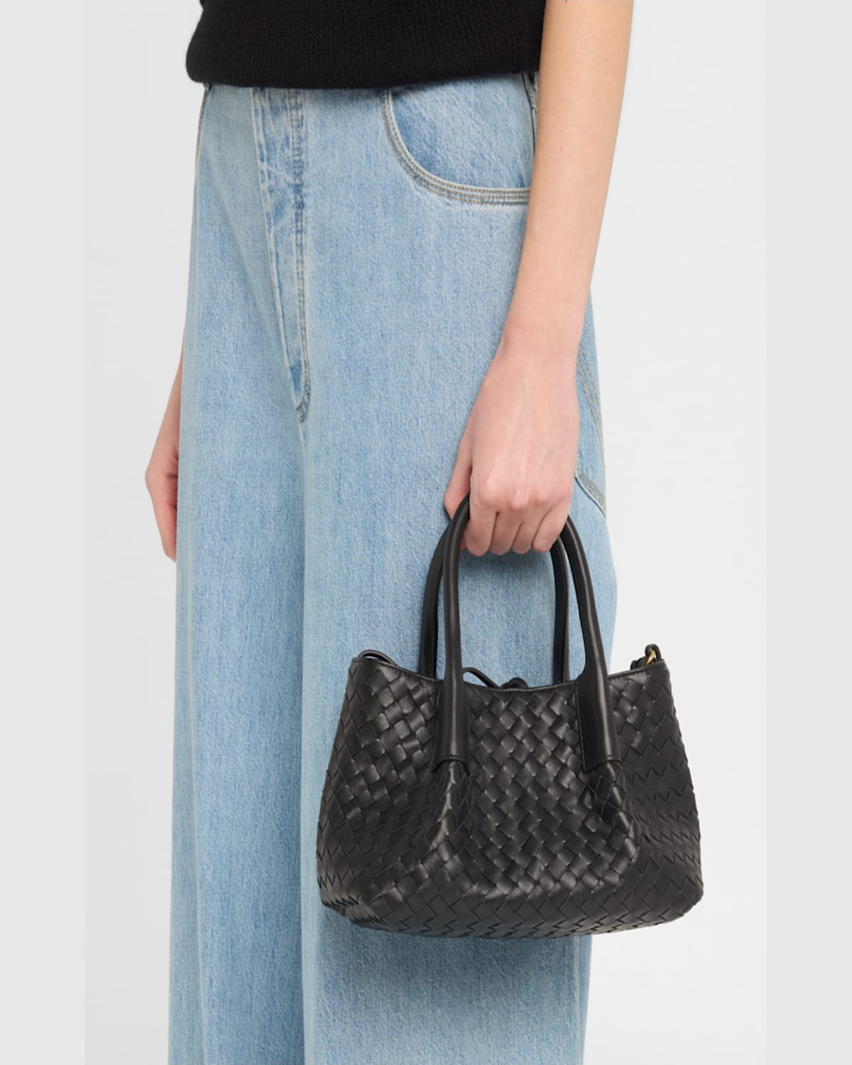 Bottega Veneta Small Pinacoteca Shoulder Bag In Lunar Fondant