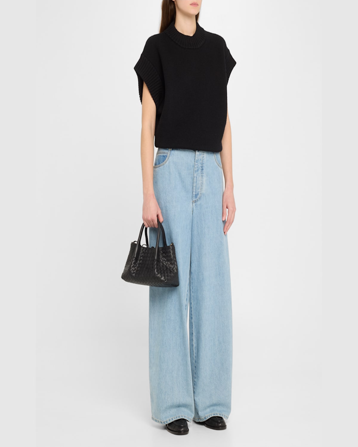 Bottega Veneta Small Pinacoteca Shoulder Bag In Lunar Fondant