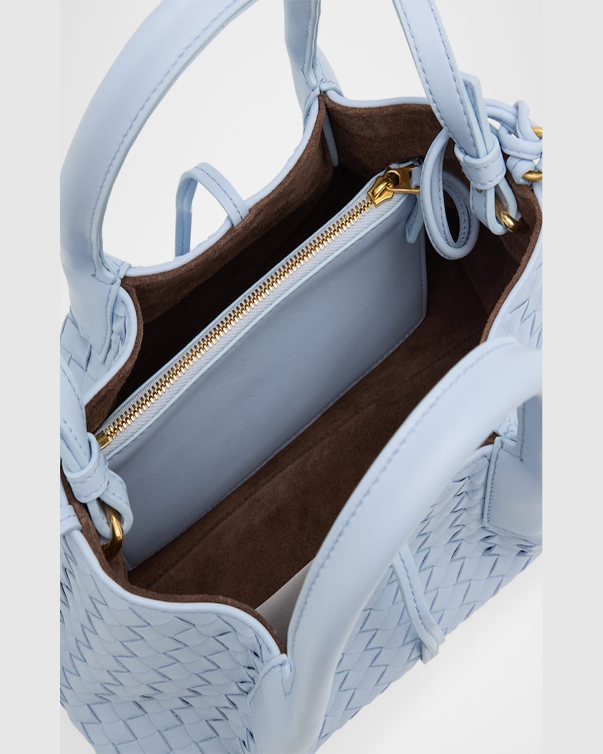 Bottega Veneta Small Pinacoteca Shoulder Bag In Lunar Fondant