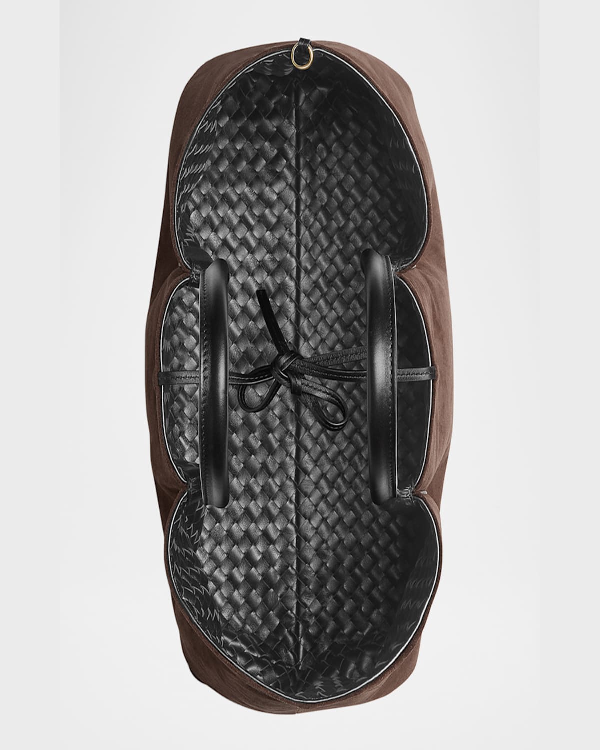 Bottega Veneta Pinacoteca Reversible Intrecciato Leather Tote In Black Fondant
