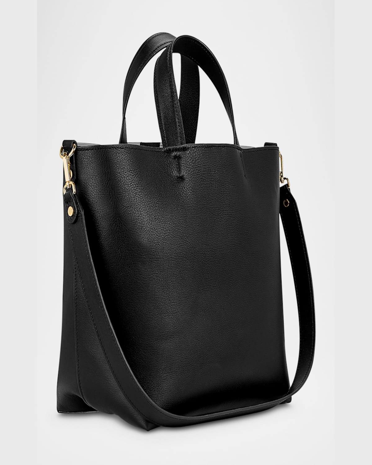 Gigi New York Austin Leather Tote Bag In Black