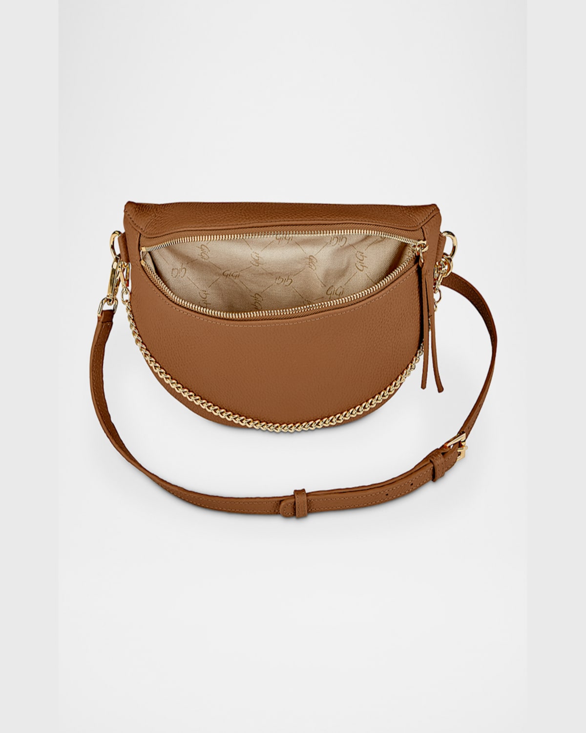 Gigi New York Beck Sling Leather Shoulder Bag In Tan