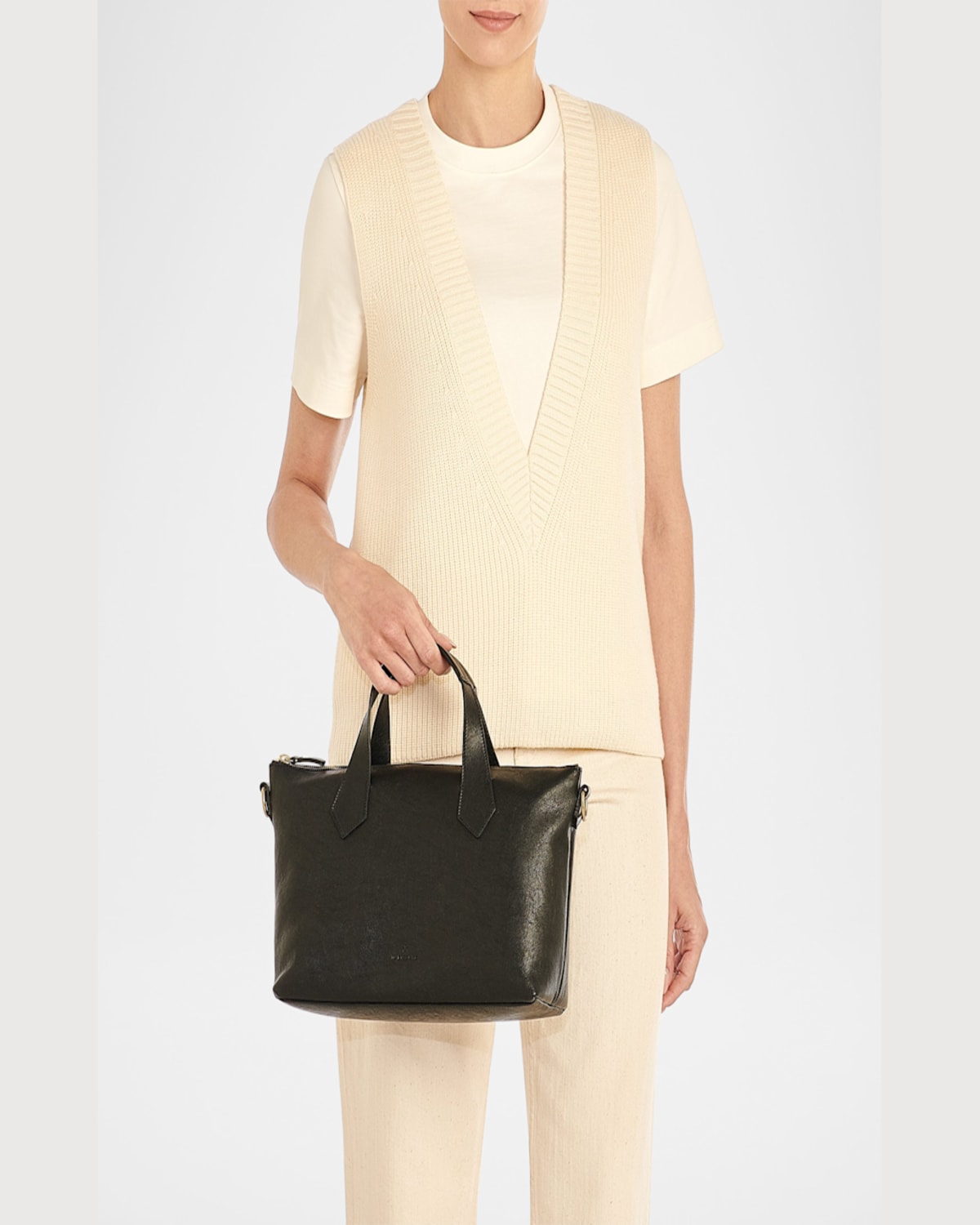 Il Bisonte Le Laudi Leather Top-handle Bag