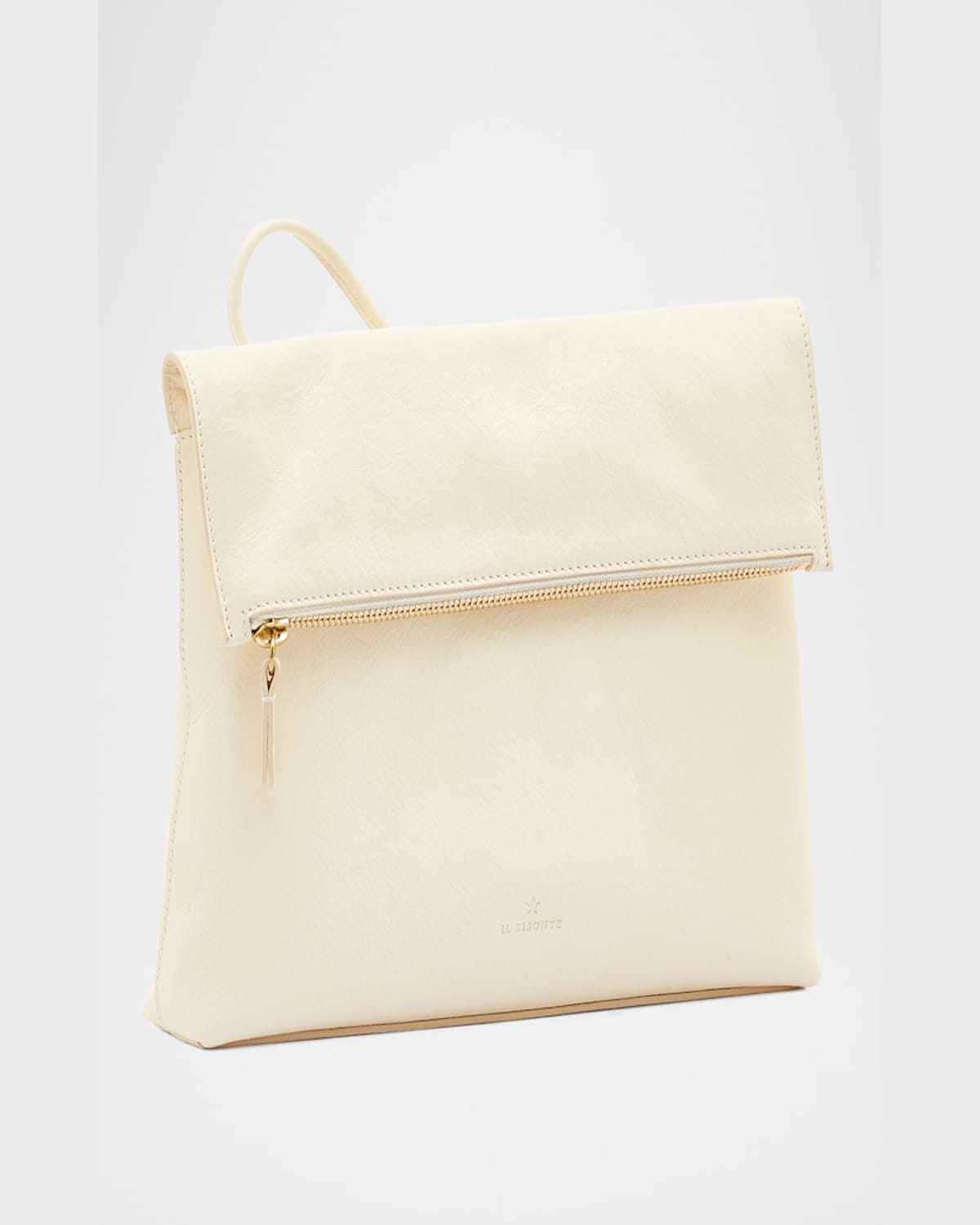 Il Bisonte Anna Fold-over Flap Leather Crossbody Bag