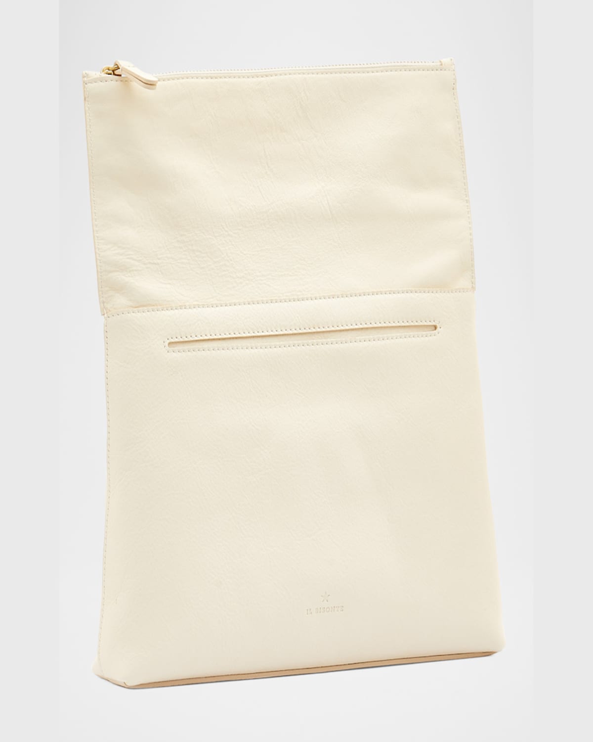 Il Bisonte Anna Fold-over Flap Leather Crossbody Bag