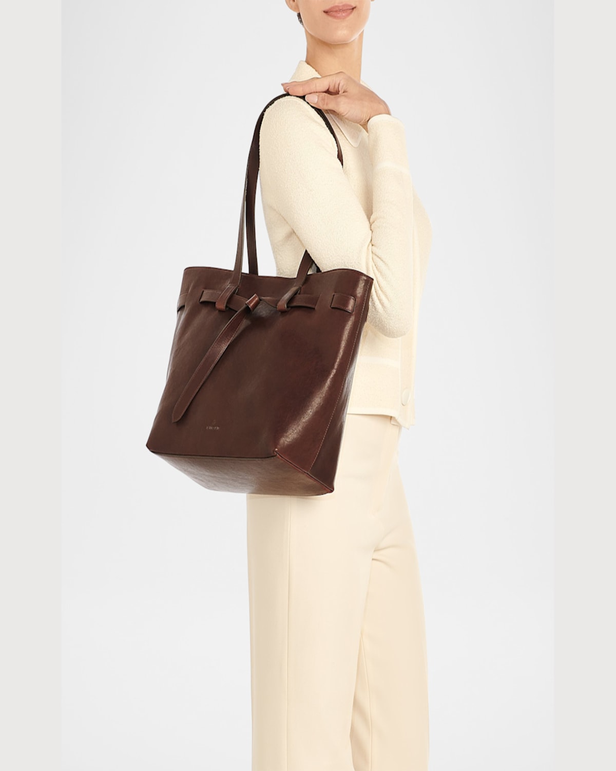 Il Bisonte Elisa East-west Leather Tote Bag