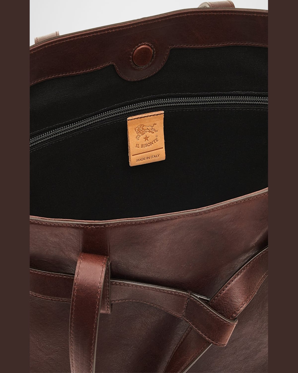 Il Bisonte Elisa East-west Leather Tote Bag