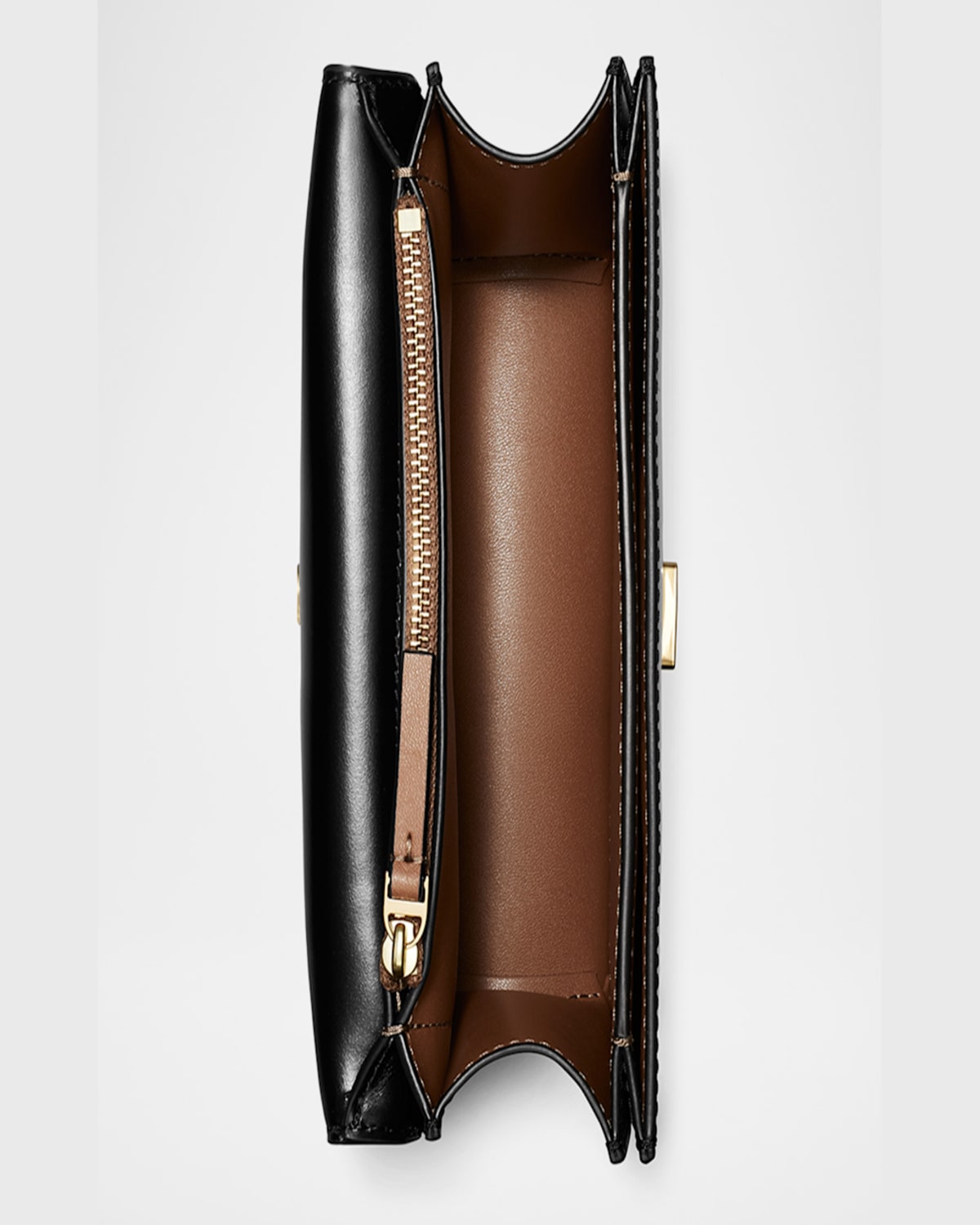 Tory Burch Small Eleanor Leather Crossbody Bag In Black