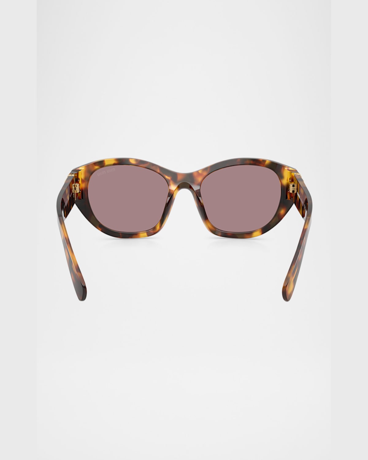 Miu Miu Tortoiseshell Sunglasses In Blond Hav