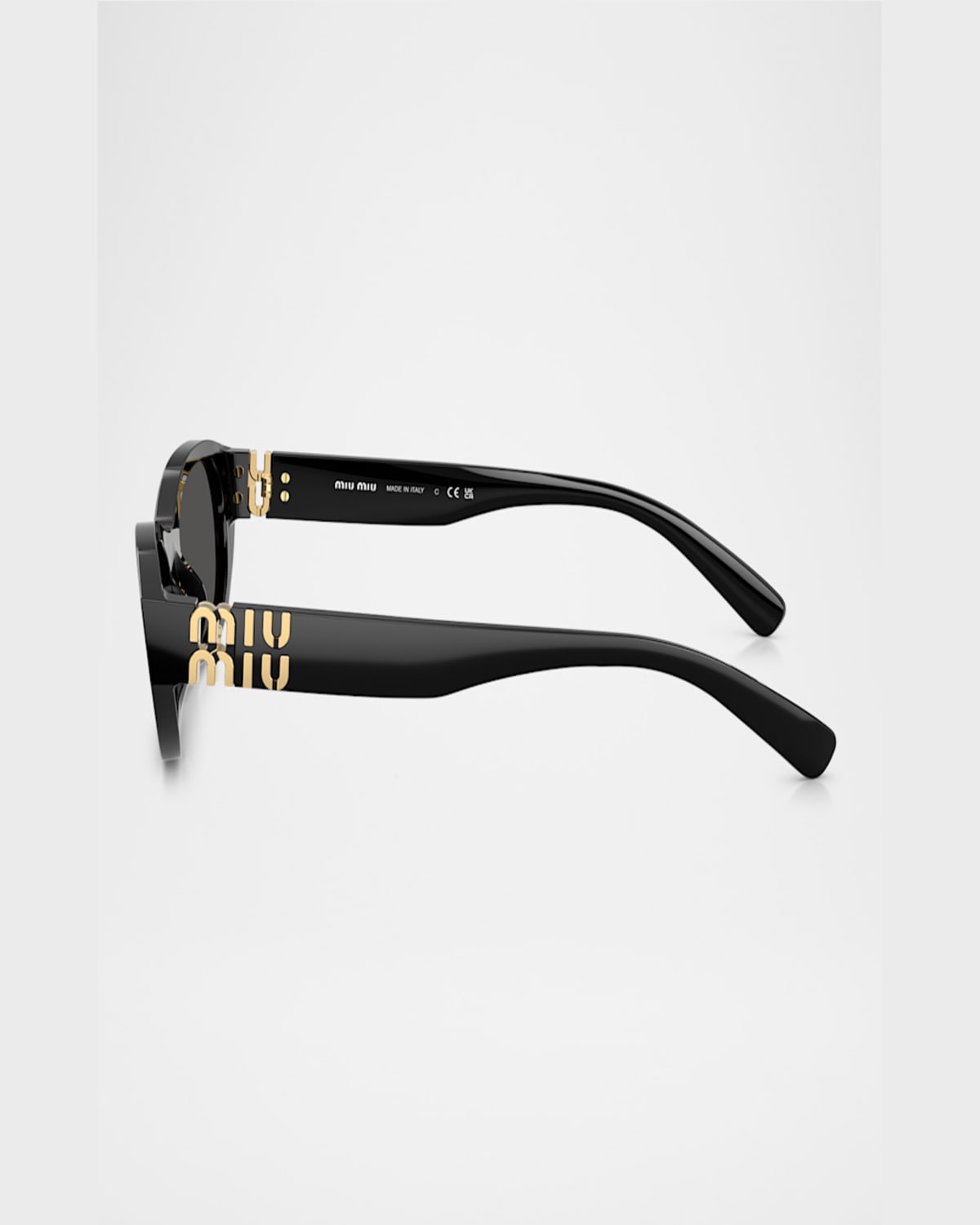 Miu Miu Womens Brown Mu A03s Oval-frame Acetate Sunglasses In Lite Havana