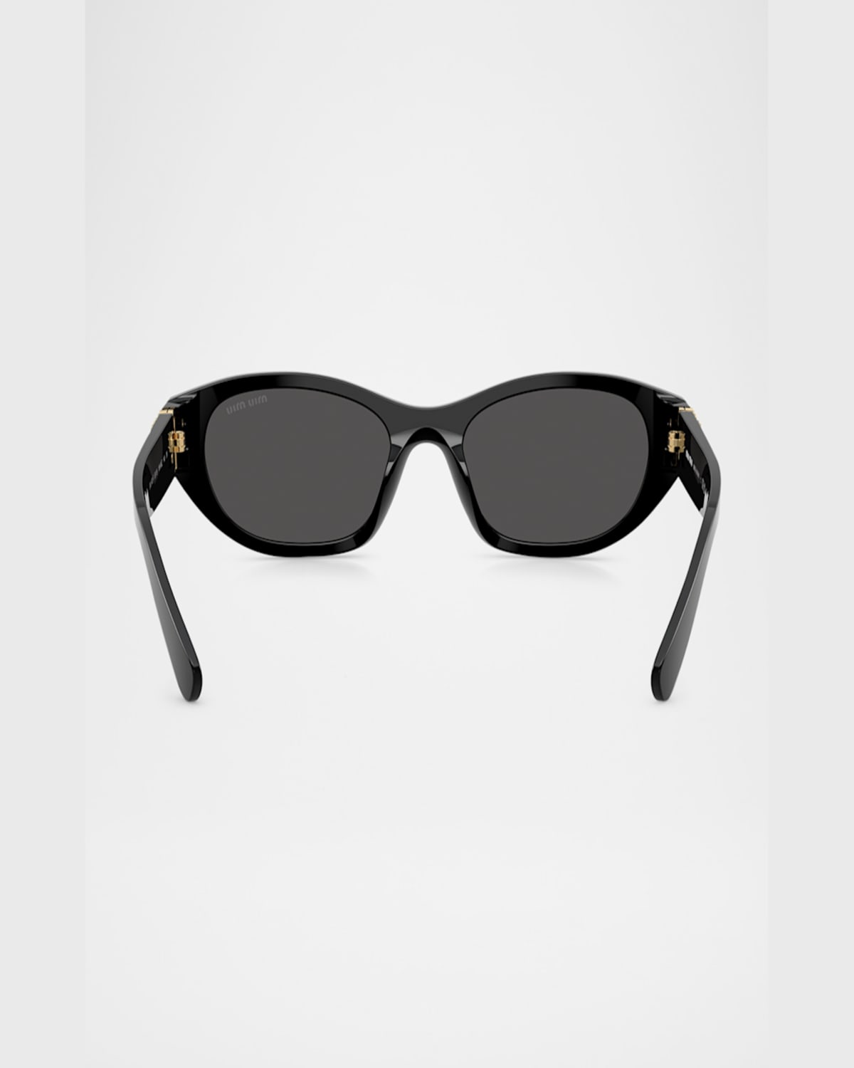Miu Miu Womens Brown Mu A03s Oval-frame Acetate Sunglasses In Lite Havana