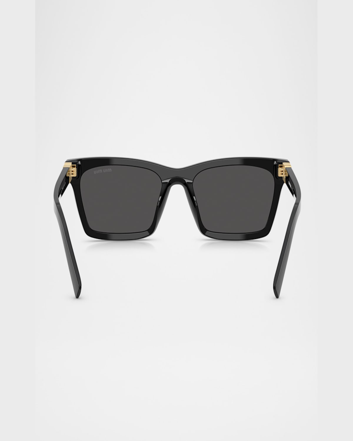Miu Miu Mua05s Rectangular Acetate Sunglasses In Blond Hav
