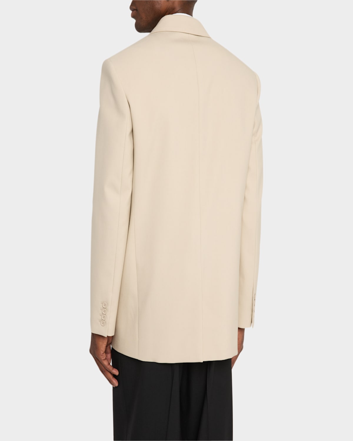Saint Laurent Men's Wool-silk Relaxed Sport Coat In Camel