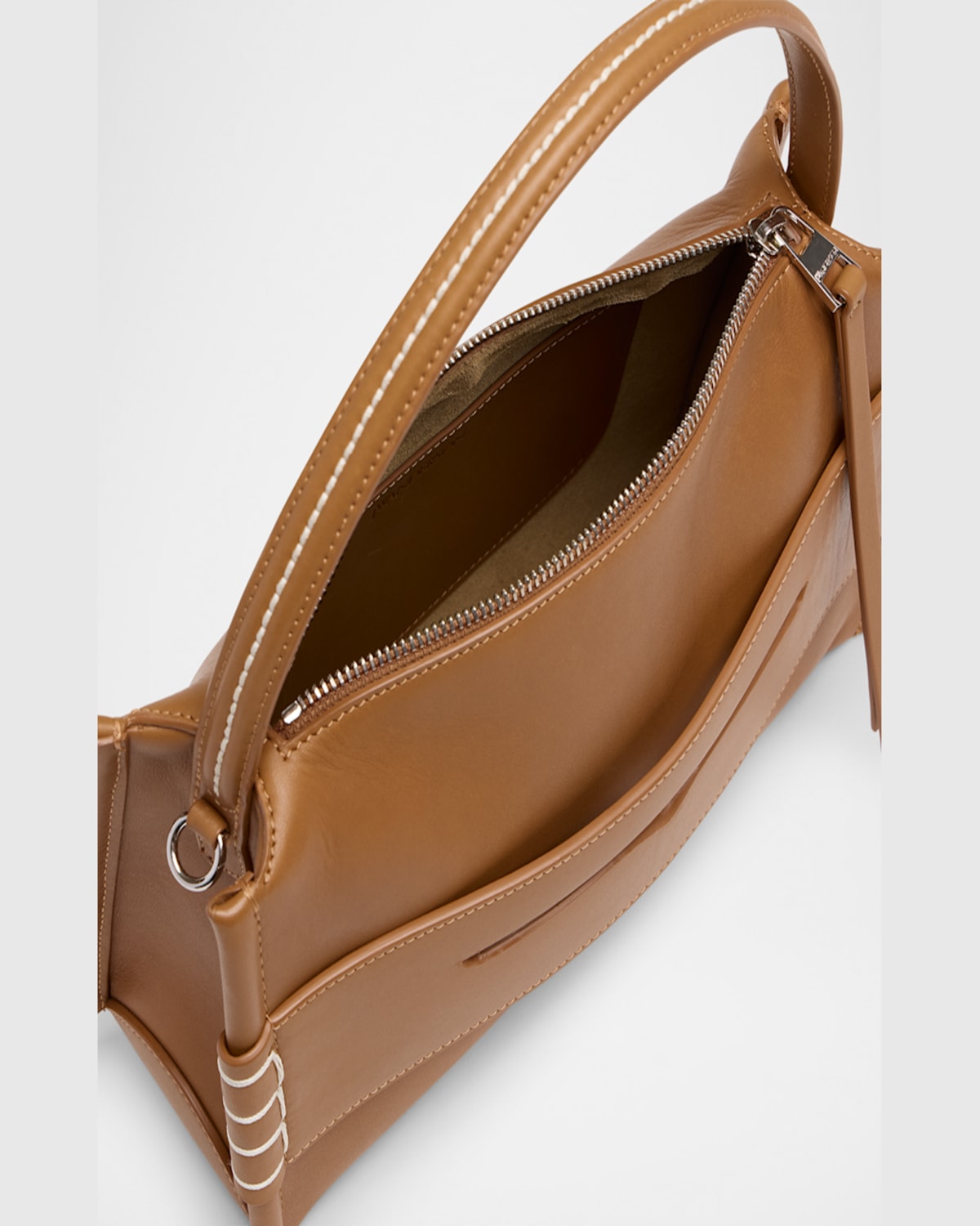 Jw Anderson Penny Loafer Leather Crossbody Bag In Tan