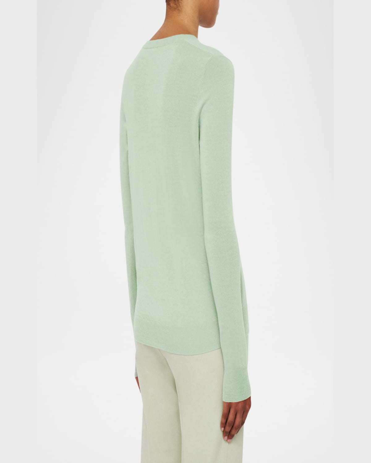 Joseph Womens Matcha Cashair V-neck Cashmere Jumper In Matcha