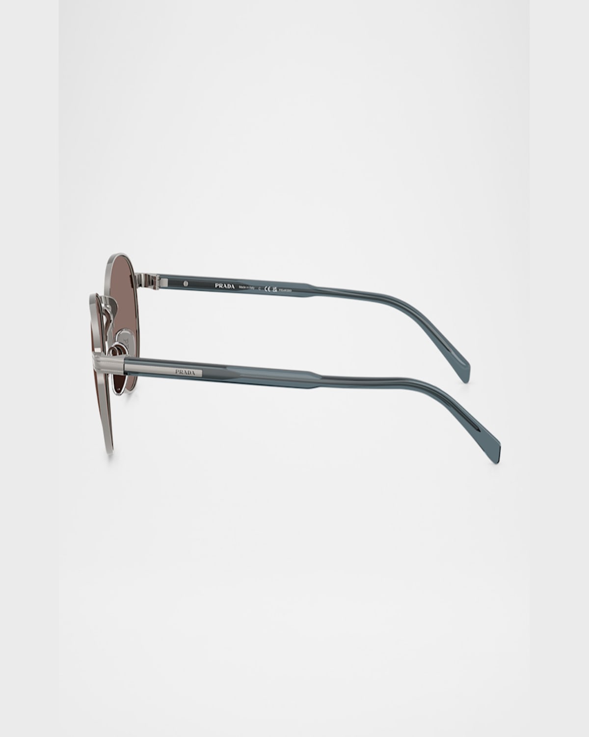 PRADA MEN'S PR B51S OVAL SUNGLASSES