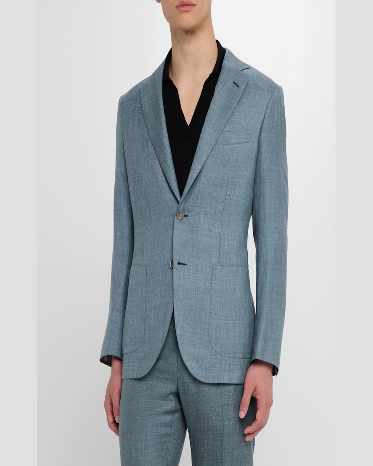 Brioni Men's Plume Melange Blazer