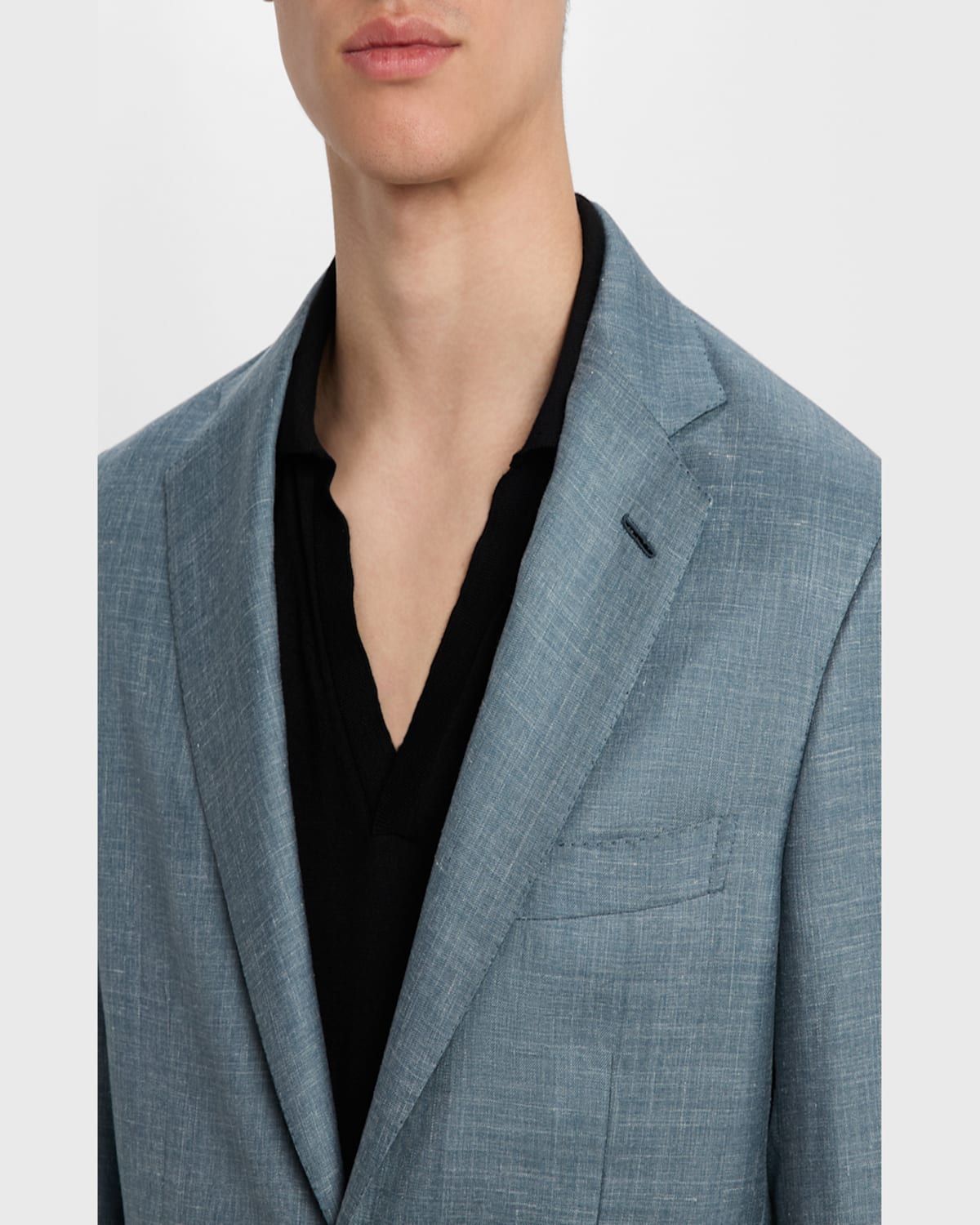 Brioni Men's Plume Melange Blazer