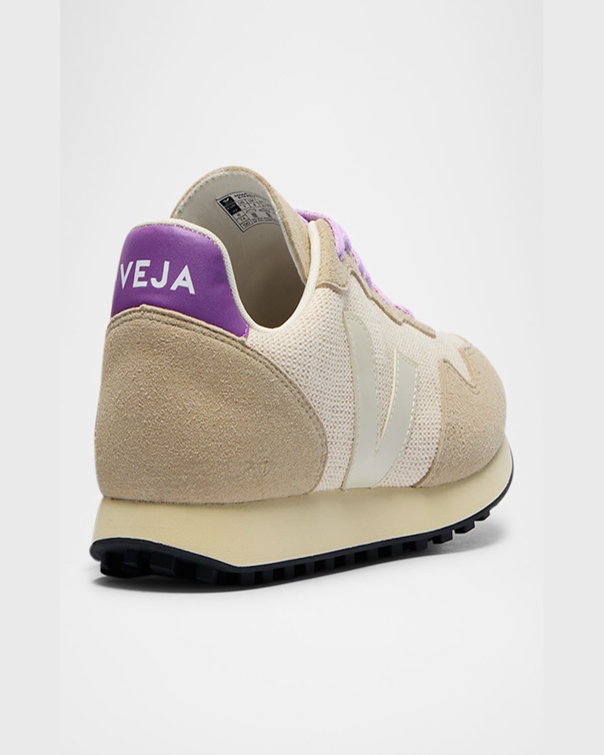 Veja Sdu Colorblock Jute Raffia Runner Sneakers In Jute Pierre Cosmos