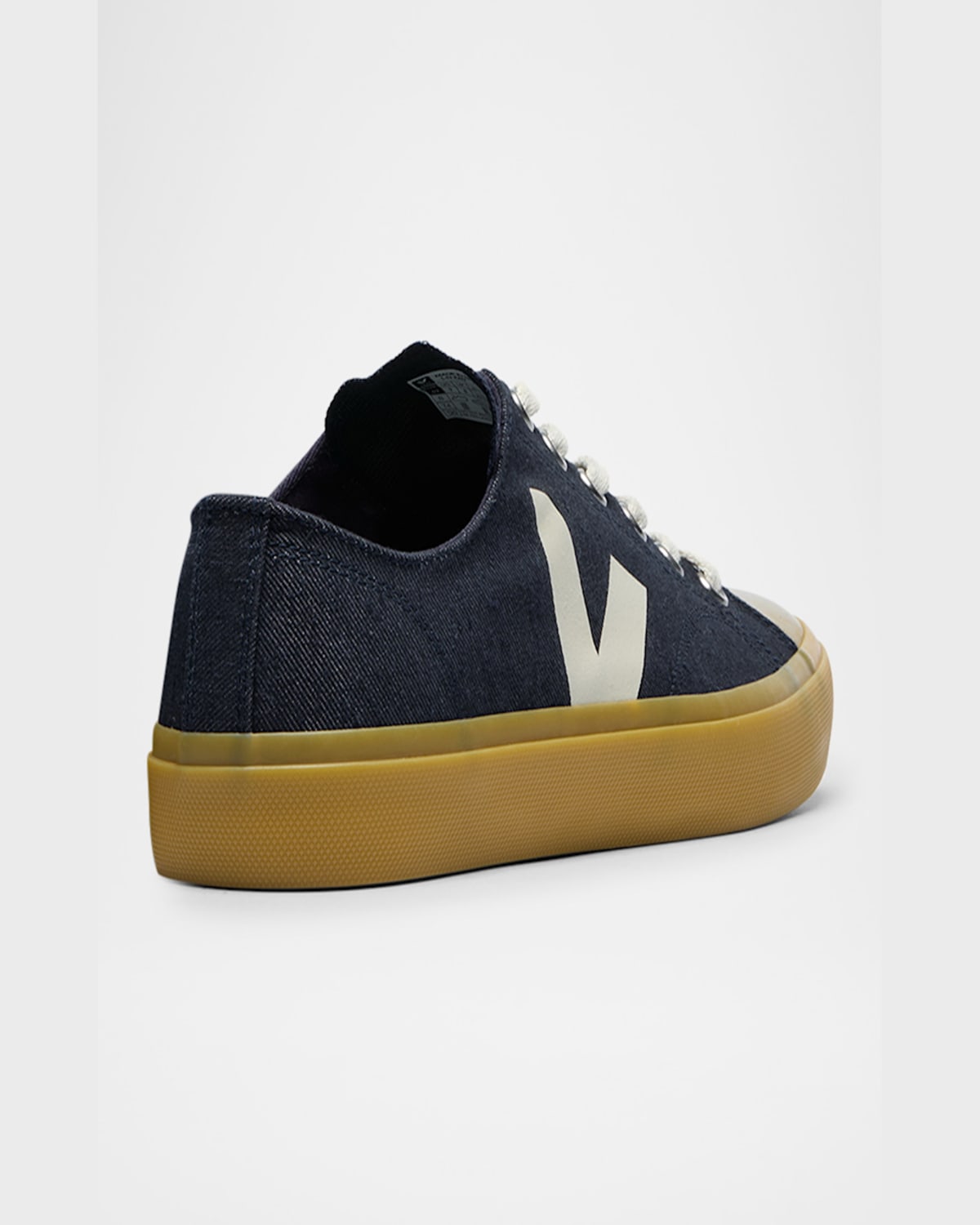 VEJA WATTA DENIM LOW-TOP SNEAKERS 