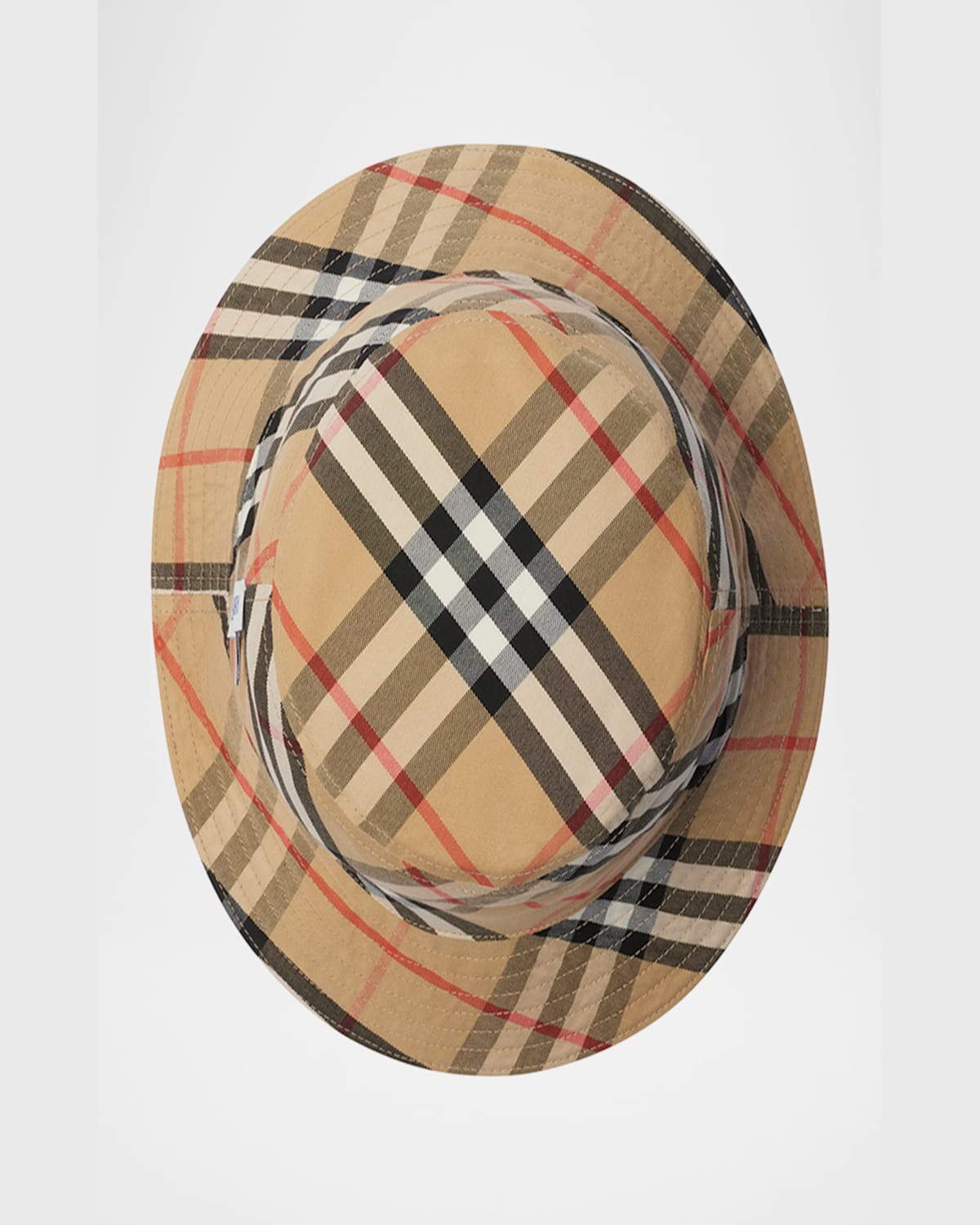 Burberry Ekd-embroidered Bucket Hat In Black
