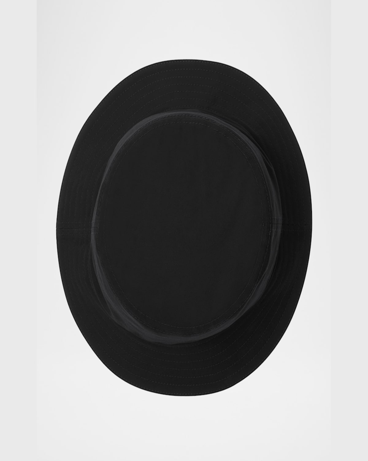 Burberry Ekd-embroidered Bucket Hat In Black