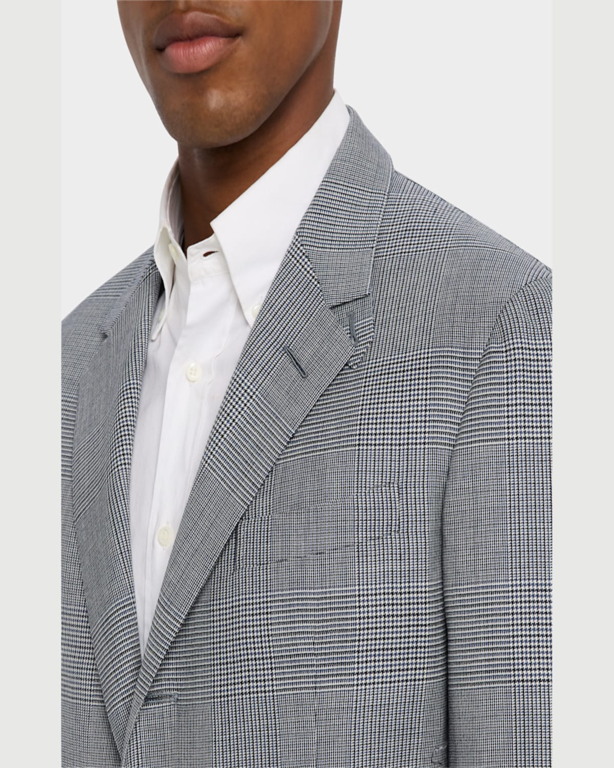 DUNHILL MEN'S MERINO WOOL GLEN PLAID CAVENDISH SPORT COAT 