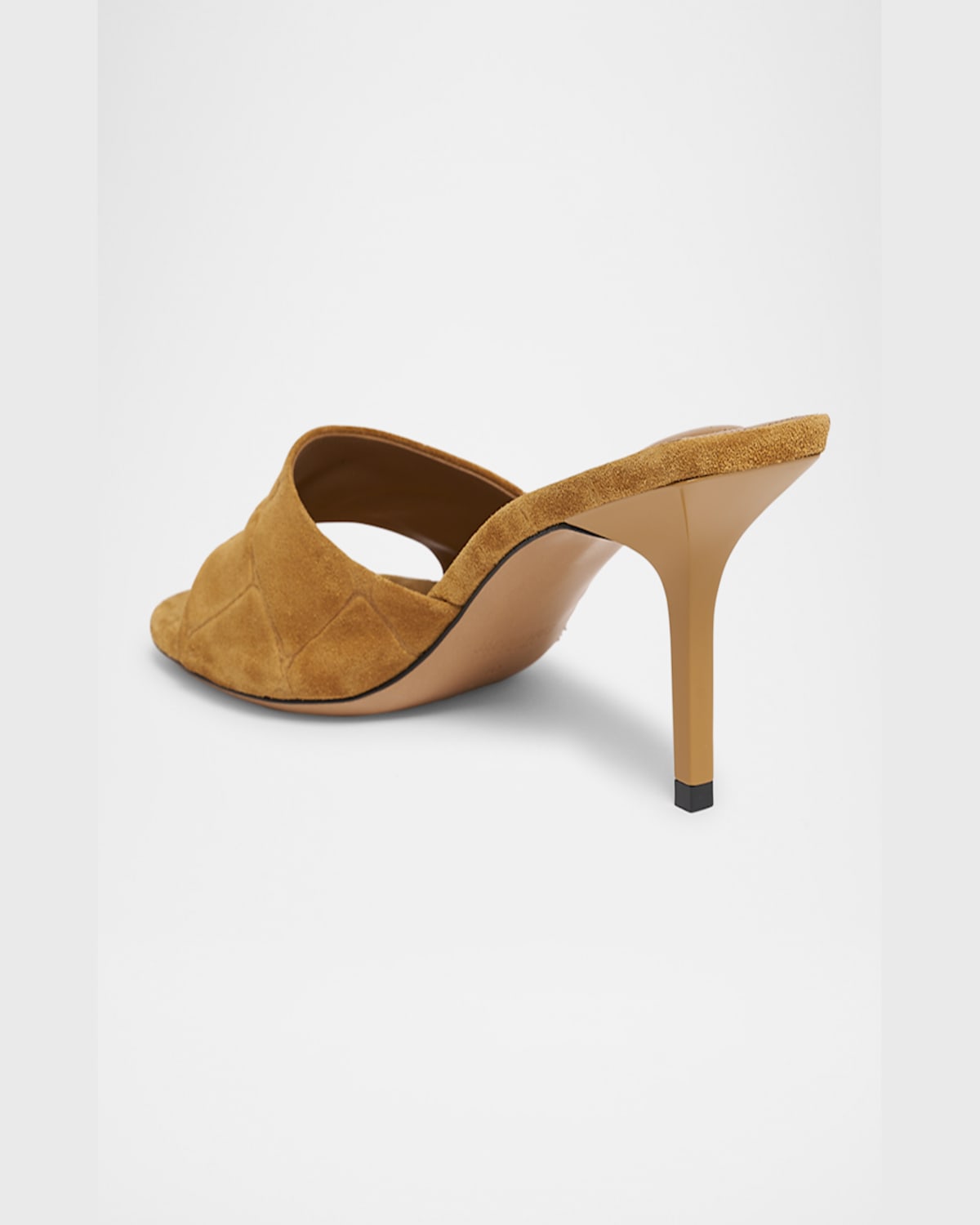 Jacquemus Suede Leather Moccasin-style Sandals In Camel