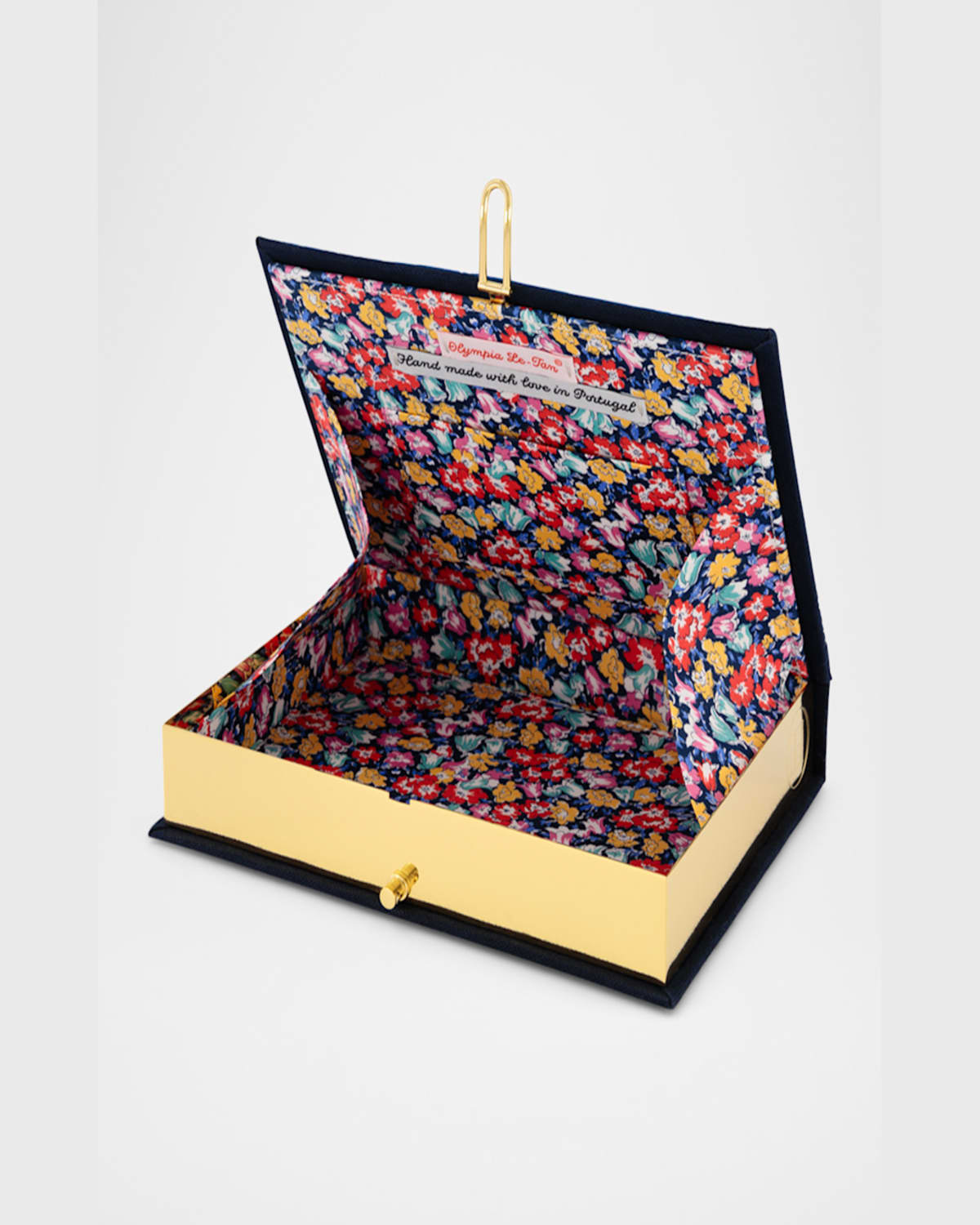 Olympia Le-tan Vincent Van Gogh's The Starry Night Book Clutch Bag In Caban Latim