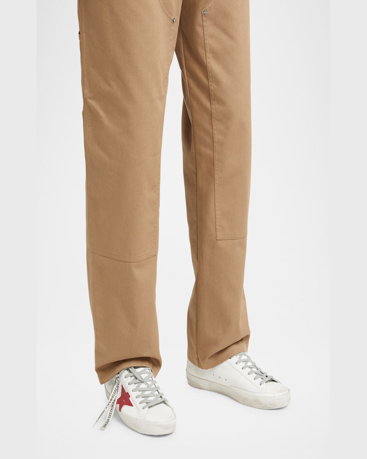 Golden Goose Bio Superstar Sneakers In White/red/blue