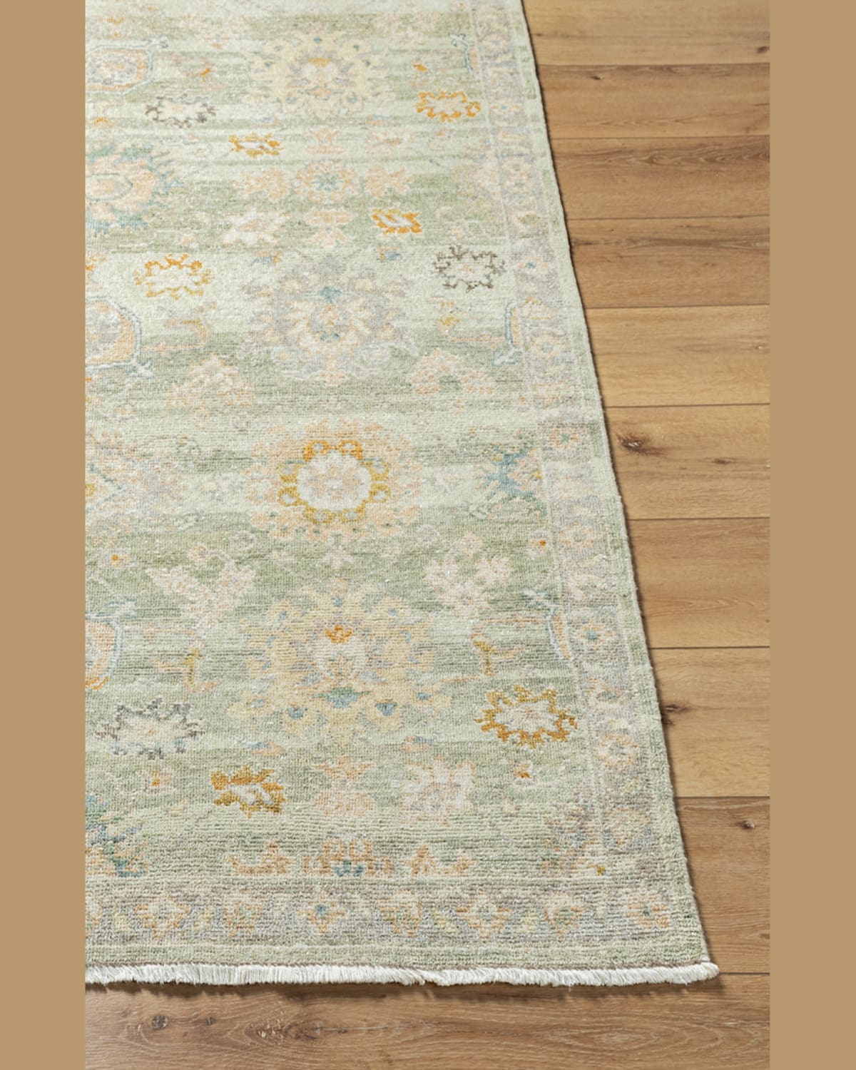 Surya Rugs Anelka Hand-knotted Rug, 8' X 10' In Green/grey