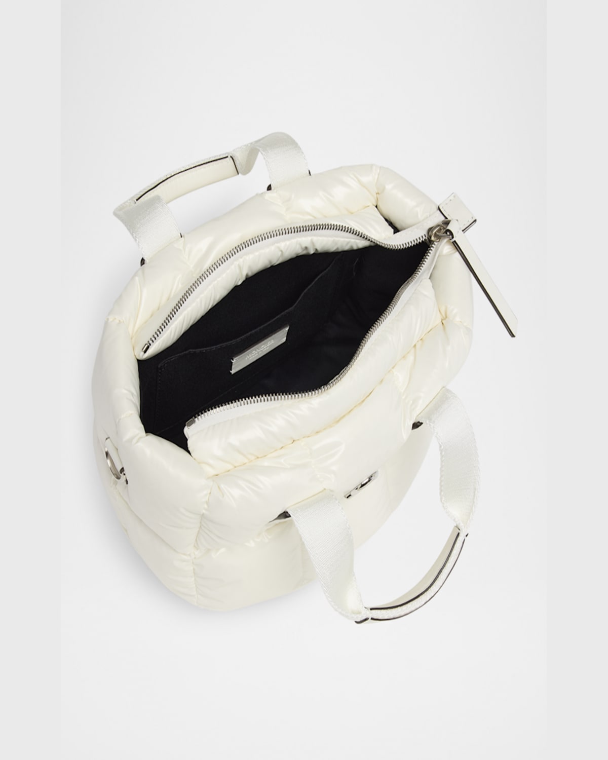 Moncler Caradoc Micro Tote Bag In Natural