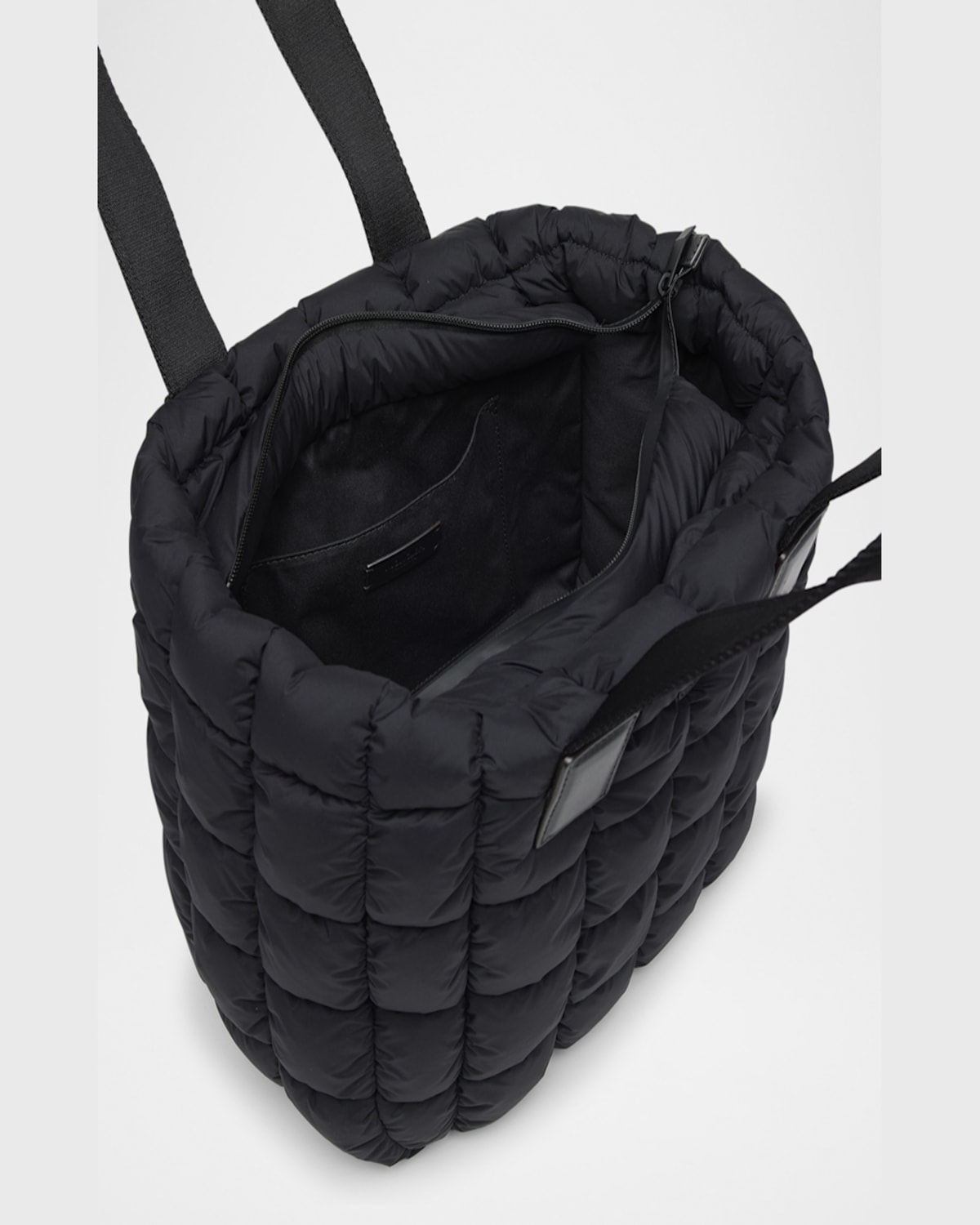 Moncler Caradoc Quilted Tote Bag In Black