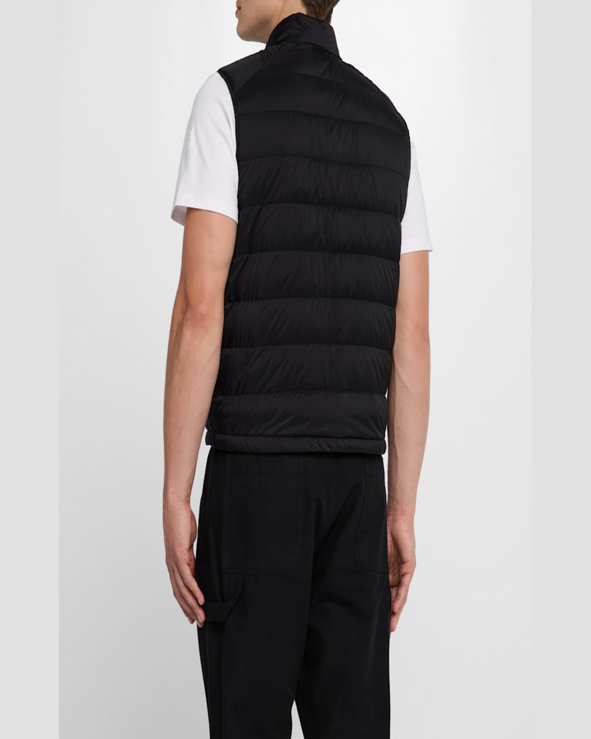 Moncler Barthe Padded Bodywarmer In Black