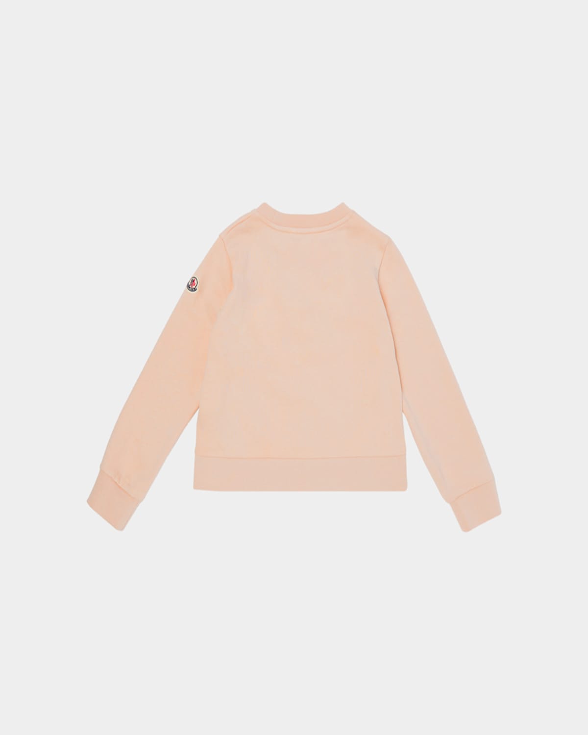 Moncler Girl's Sweatshirt W/ Studded Logo-bell In Light Pink