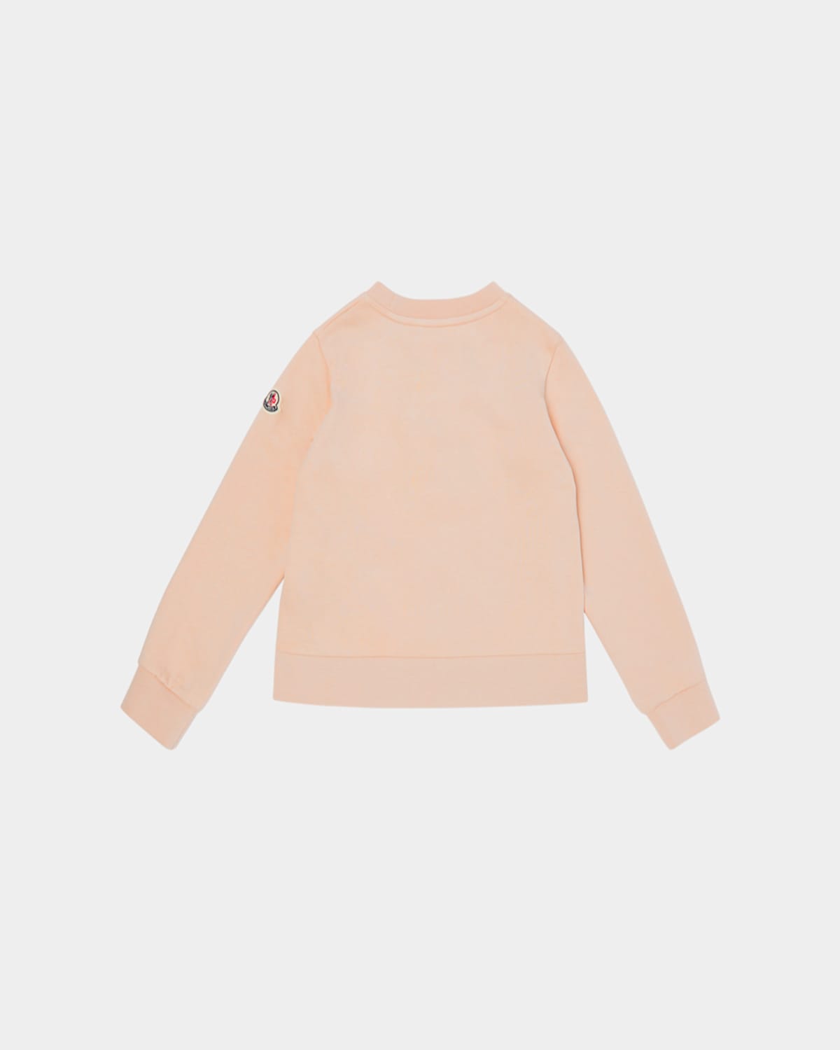 Moncler Girl's Sweatshirt W/ Studded Logo-bell In Light Pink