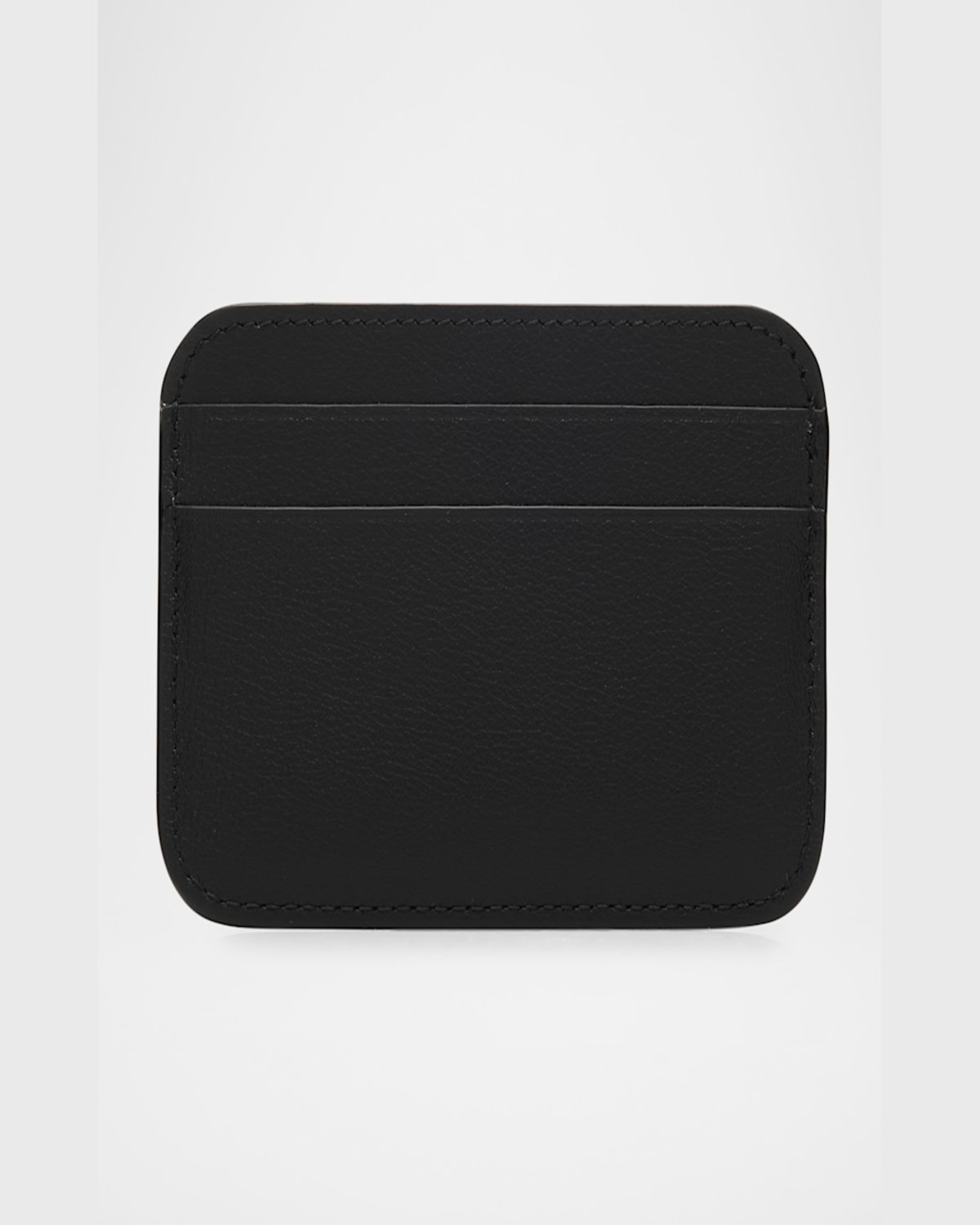 Balenciaga Cash 2.0 Leather Card Holder In 1000 Black