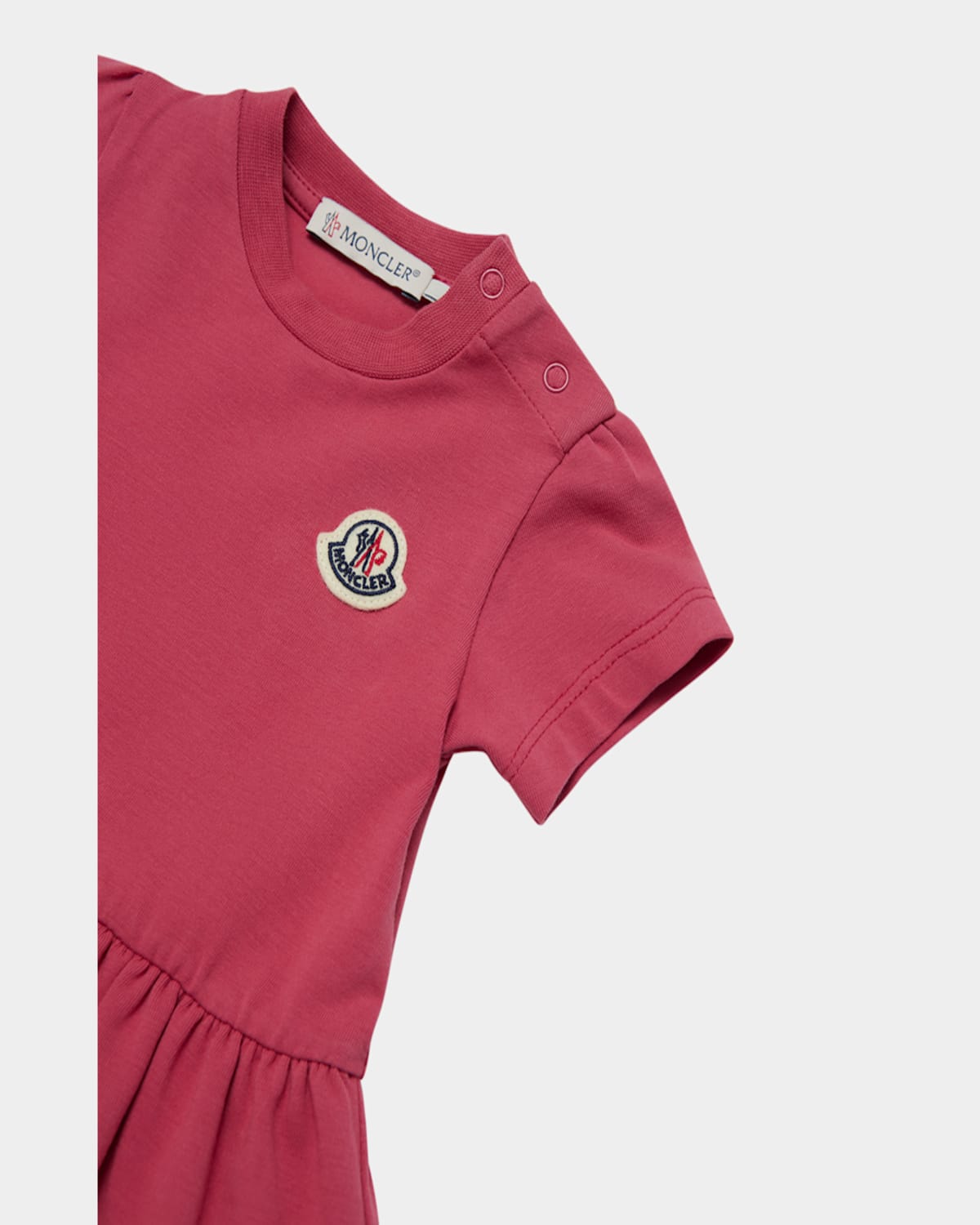 Moncler Girls' Ruffle Hem Dress - Baby, Little Kid, Little Kid In Rose - Pink