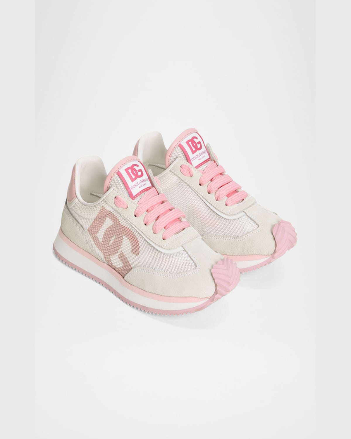 Dolce & Gabbana Dg Aria Sneakers In Biancorosa