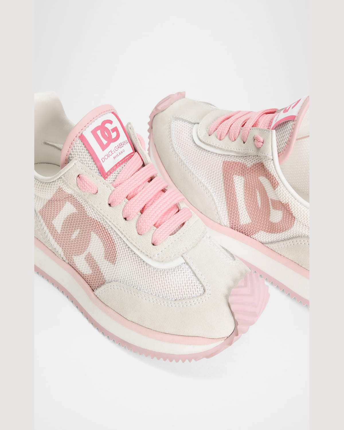 Dolce & Gabbana Dg Aria Sneakers In Biancorosa